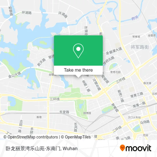 卧龙丽景湾乐山苑-东南门 map