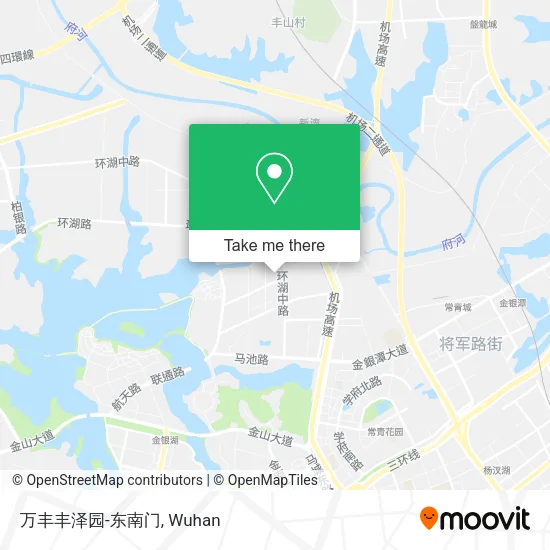 万丰丰泽园-东南门 map