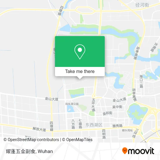 耀蓬五金副食 map