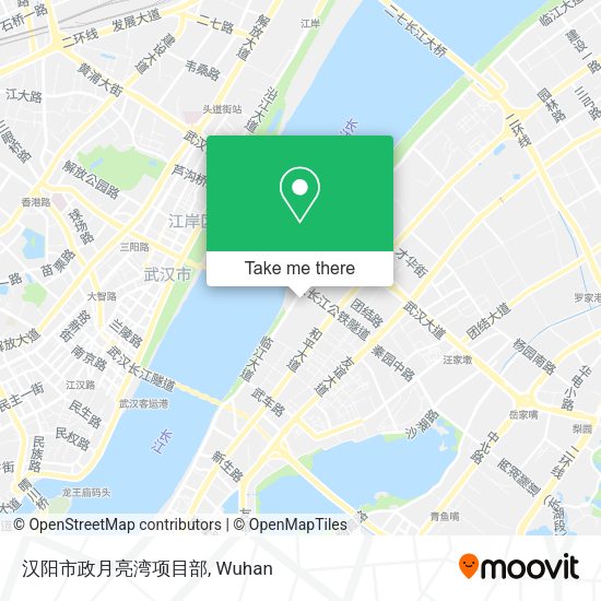 汉阳市政月亮湾项目部 map