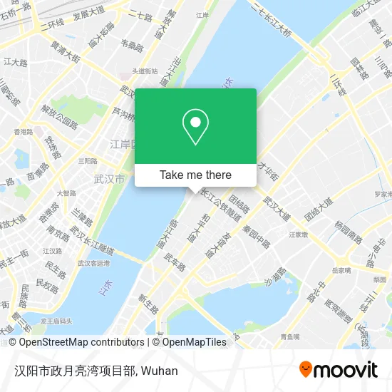 汉阳市政月亮湾项目部 map