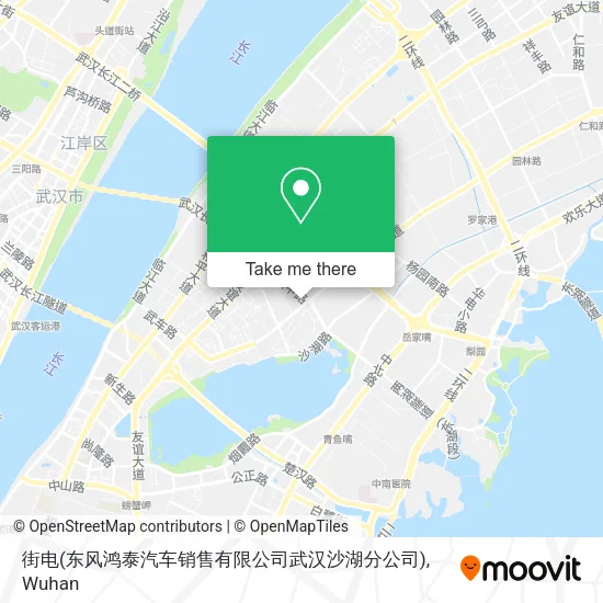 街电(东风鸿泰汽车销售有限公司武汉沙湖分公司) map