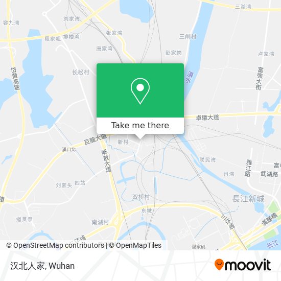 汉北人家 map