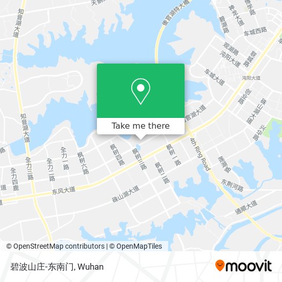 碧波山庄-东南门 map