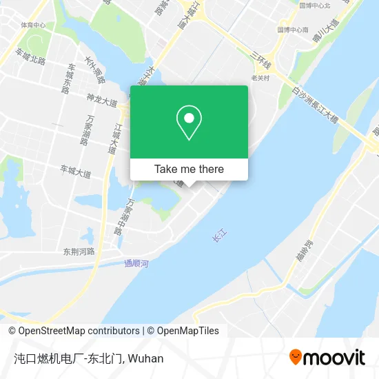 沌口燃机电厂-东北门 map