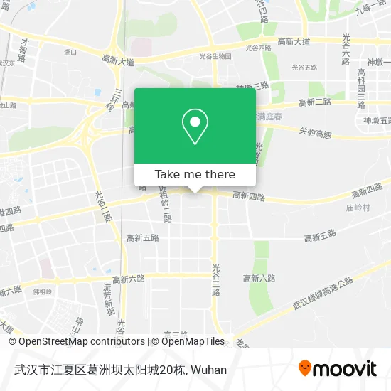 武汉市江夏区葛洲坝太阳城20栋 map