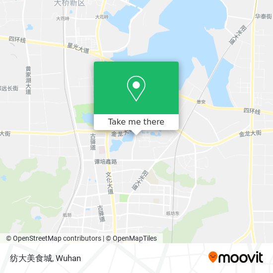 纺大美食城 map