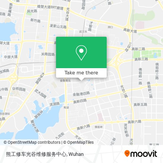 熊工修车光谷维修服务中心 map