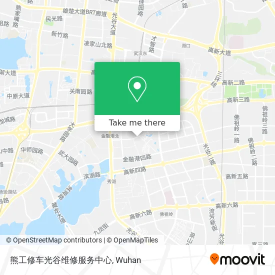 熊工修车光谷维修服务中心 map