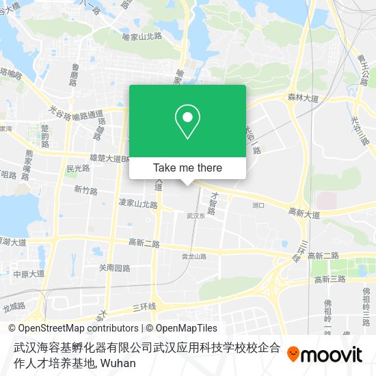 武汉海容基孵化器有限公司武汉应用科技学校校企合作人才培养基地 map