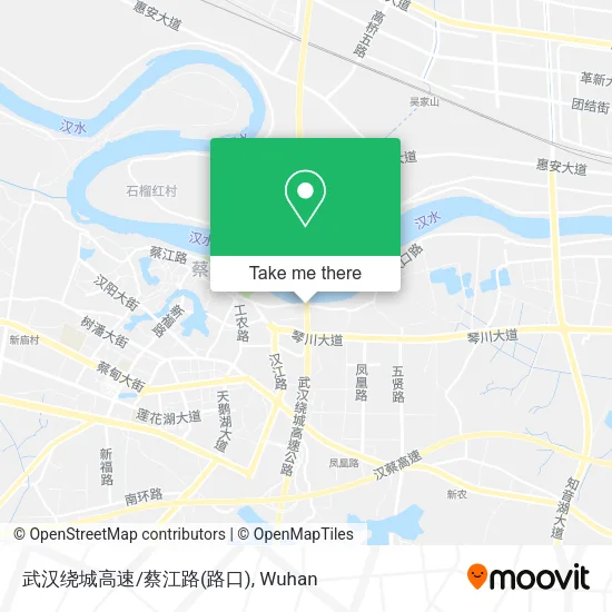武汉绕城高速/蔡江路(路口) map