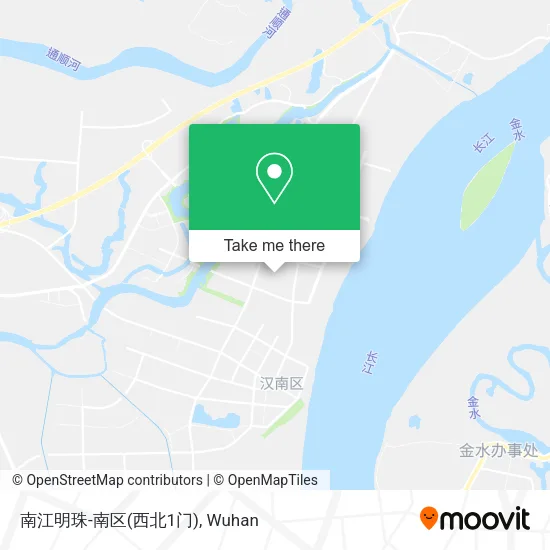 南江明珠-南区(西北1门) map
