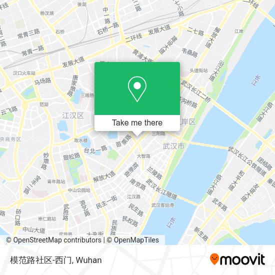 模范路社区-西门 map