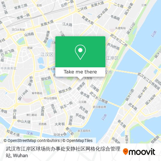 武汉市江岸区球场街办事处安静社区网格化综合管理站 map