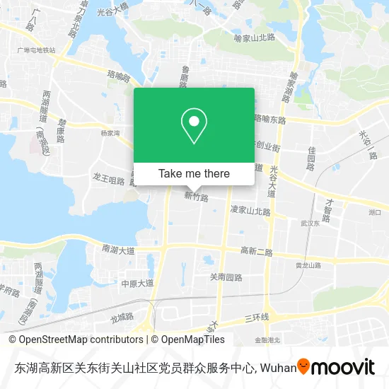 东湖高新区关东街关山社区党员群众服务中心 map