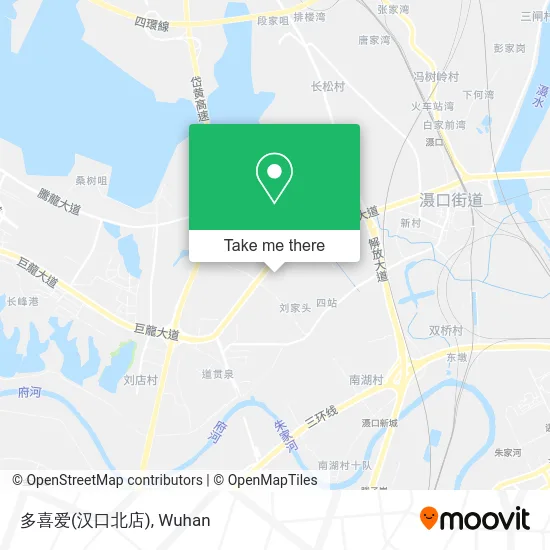 多喜爱(汉口北店) map