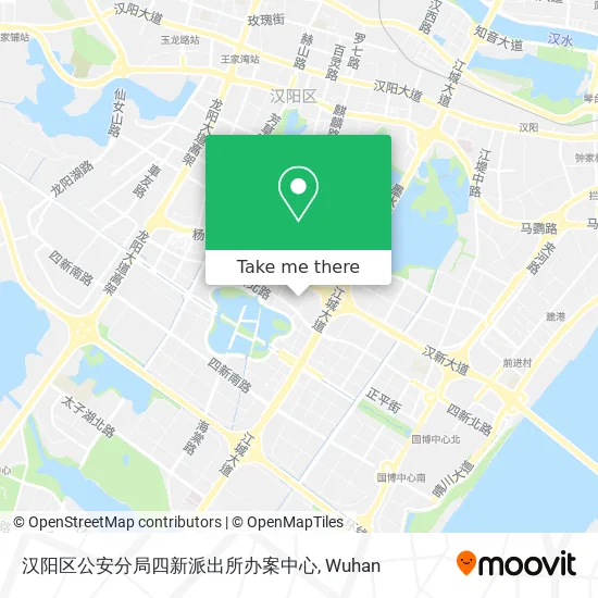 汉阳区公安分局四新派出所办案中心 map