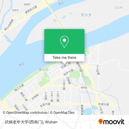 武钢老年大学(西南门) map