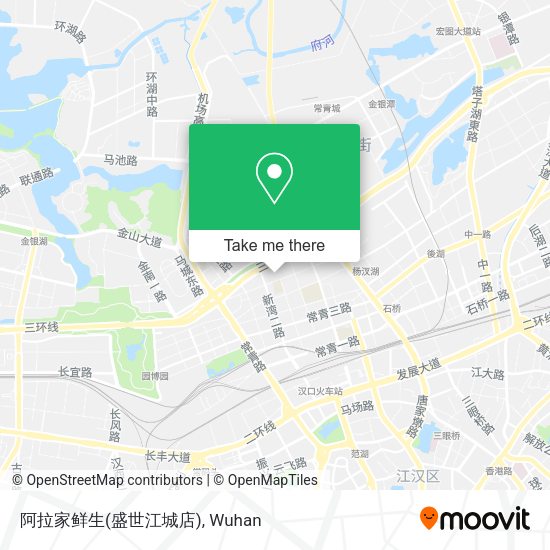 阿拉家鲜生(盛世江城店) map