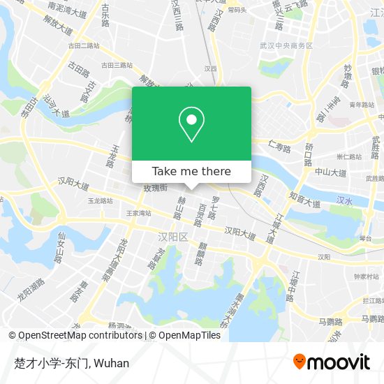 楚才小学-东门 map