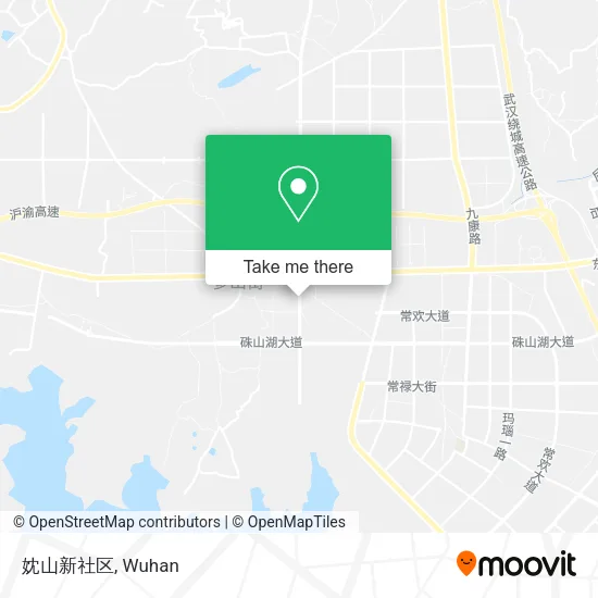 妉山新社区 map
