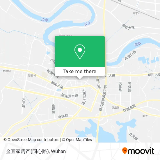 金宜家房产(同心路) map