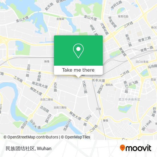 民族团结社区 map