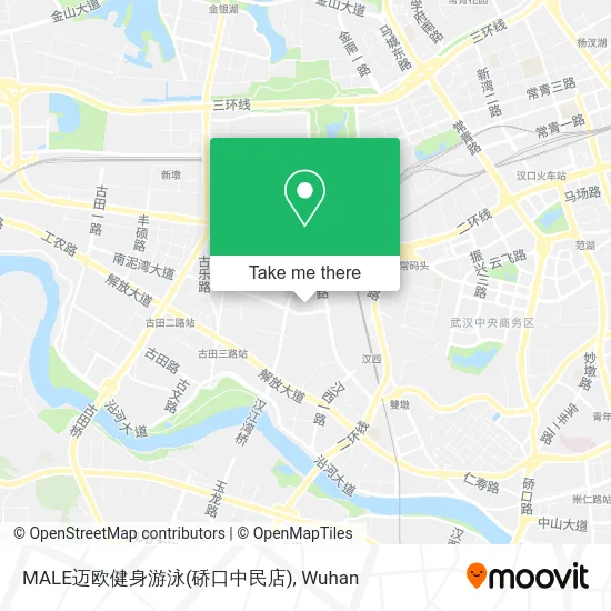 MALE迈欧健身游泳(硚口中民店) map