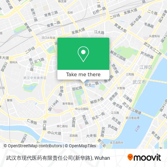 武汉市现代医药有限责任公司(新华路) map