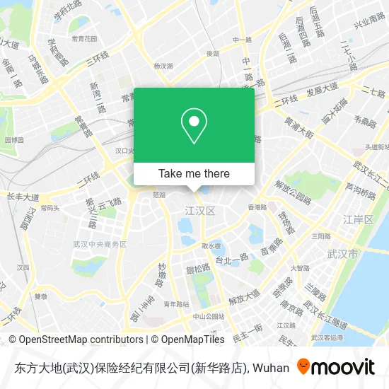 东方大地(武汉)保险经纪有限公司(新华路店) map