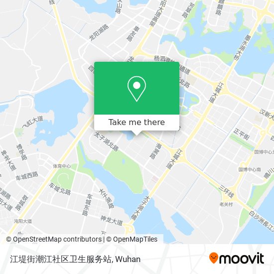 江堤街潮江社区卫生服务站 map