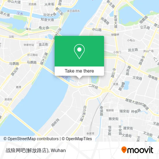 战狼网吧(解放路店) map