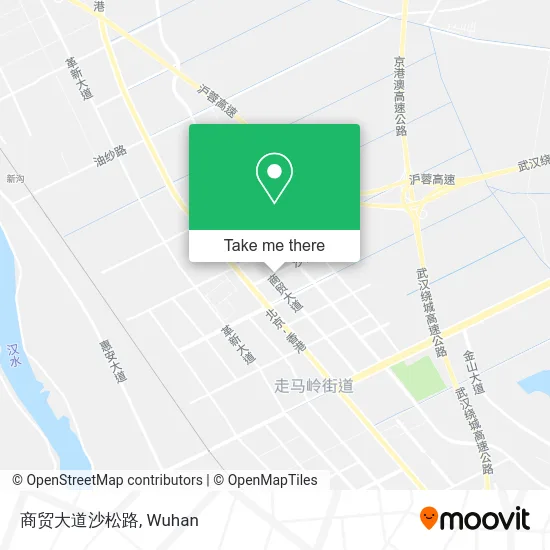 商贸大道沙松路 map