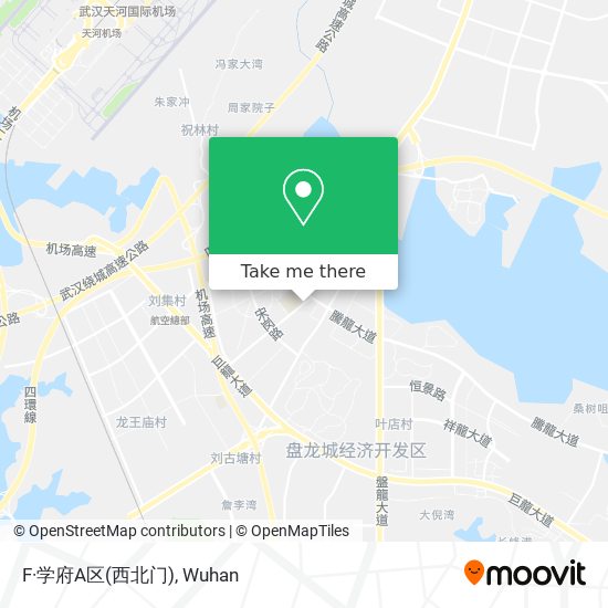 F·学府A区(西北门) map