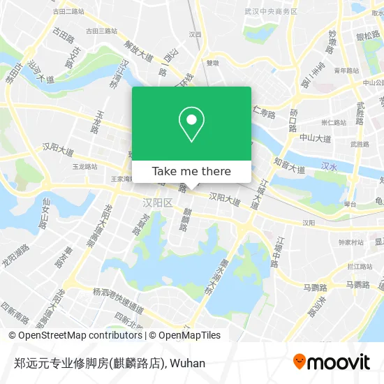 郑远元专业修脚房(麒麟路店) map