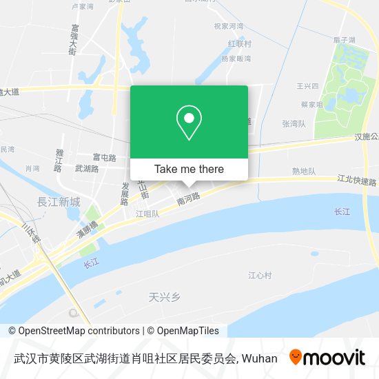武汉市黄陵区武湖街道肖咀社区居民委员会 map
