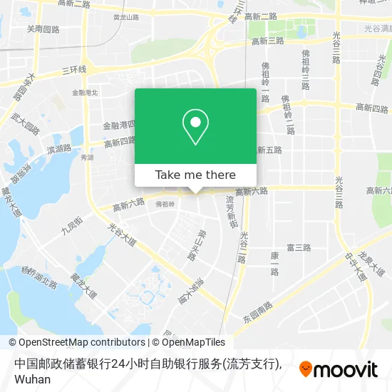 中国邮政储蓄银行24小时自助银行服务(流芳支行) map