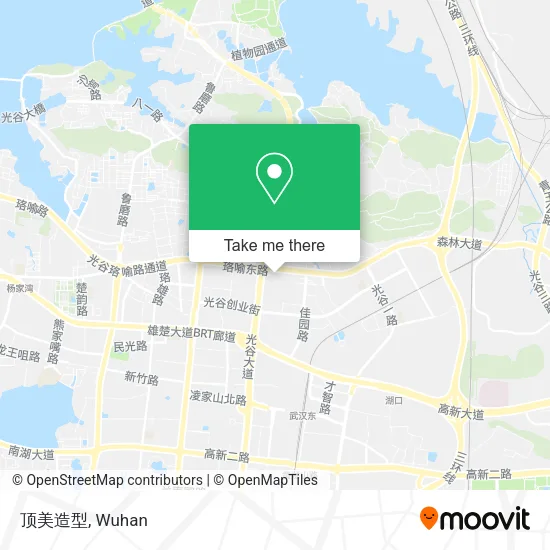 顶美造型 map