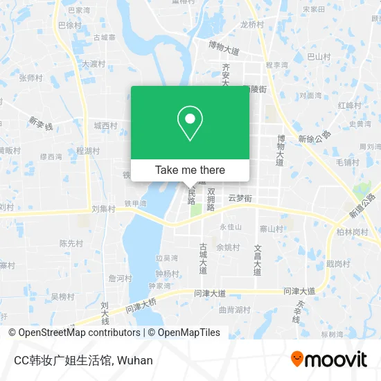 CC韩妆广姐生活馆 map