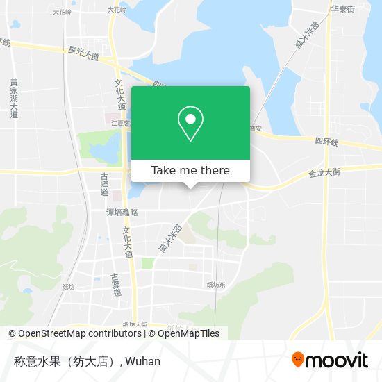 称意水果（纺大店） map