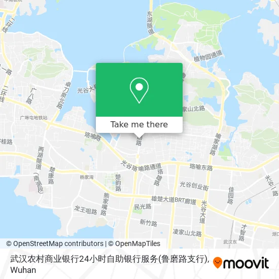 武汉农村商业银行24小时自助银行服务(鲁磨路支行) map