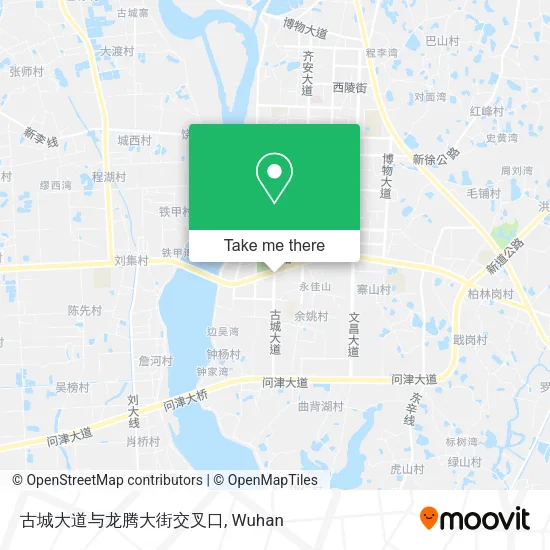 古城大道与龙腾大街交叉口 map