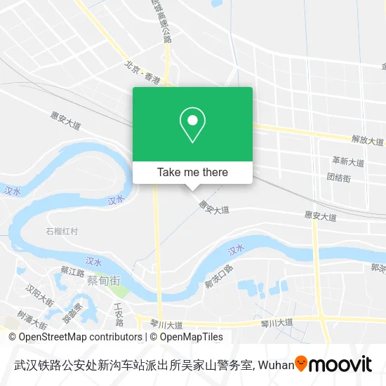武汉铁路公安处新沟车站派出所吴家山警务室 map
