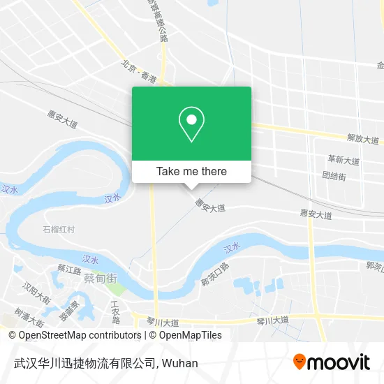武汉华川迅捷物流有限公司 map