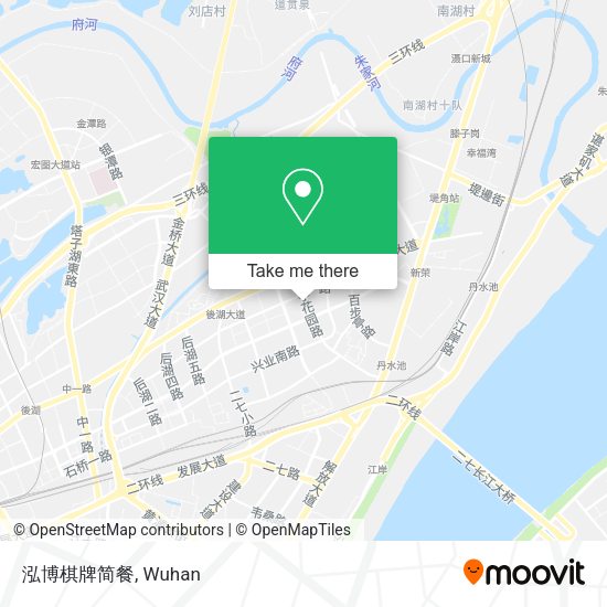 泓博棋牌简餐 map