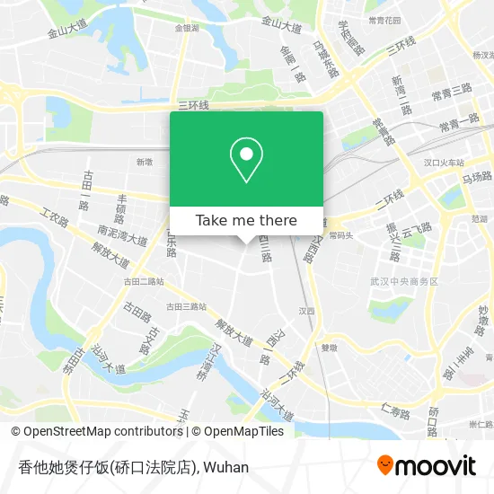 香他她煲仔饭(硚口法院店) map