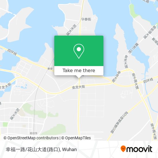 幸福一路/花山大道(路口) map