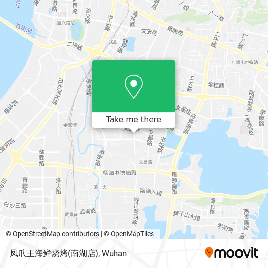 凤爪王海鲜烧烤(南湖店) map