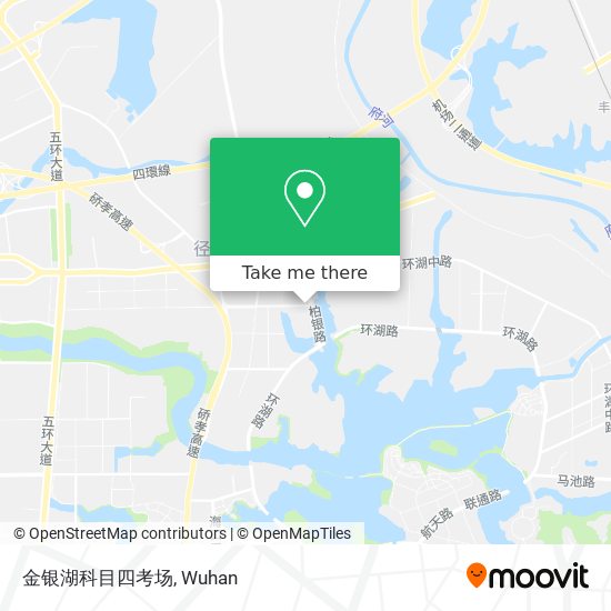 金银湖科目四考场 map