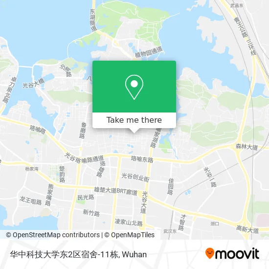 华中科技大学东2区宿舍-11栋 map